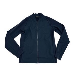 Rapha Track Jacket Wool Full Zip Navy Blue Size M